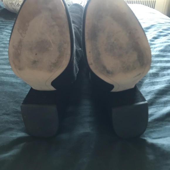 Black suede Sam Edelman boots - Picture 3 of 3
